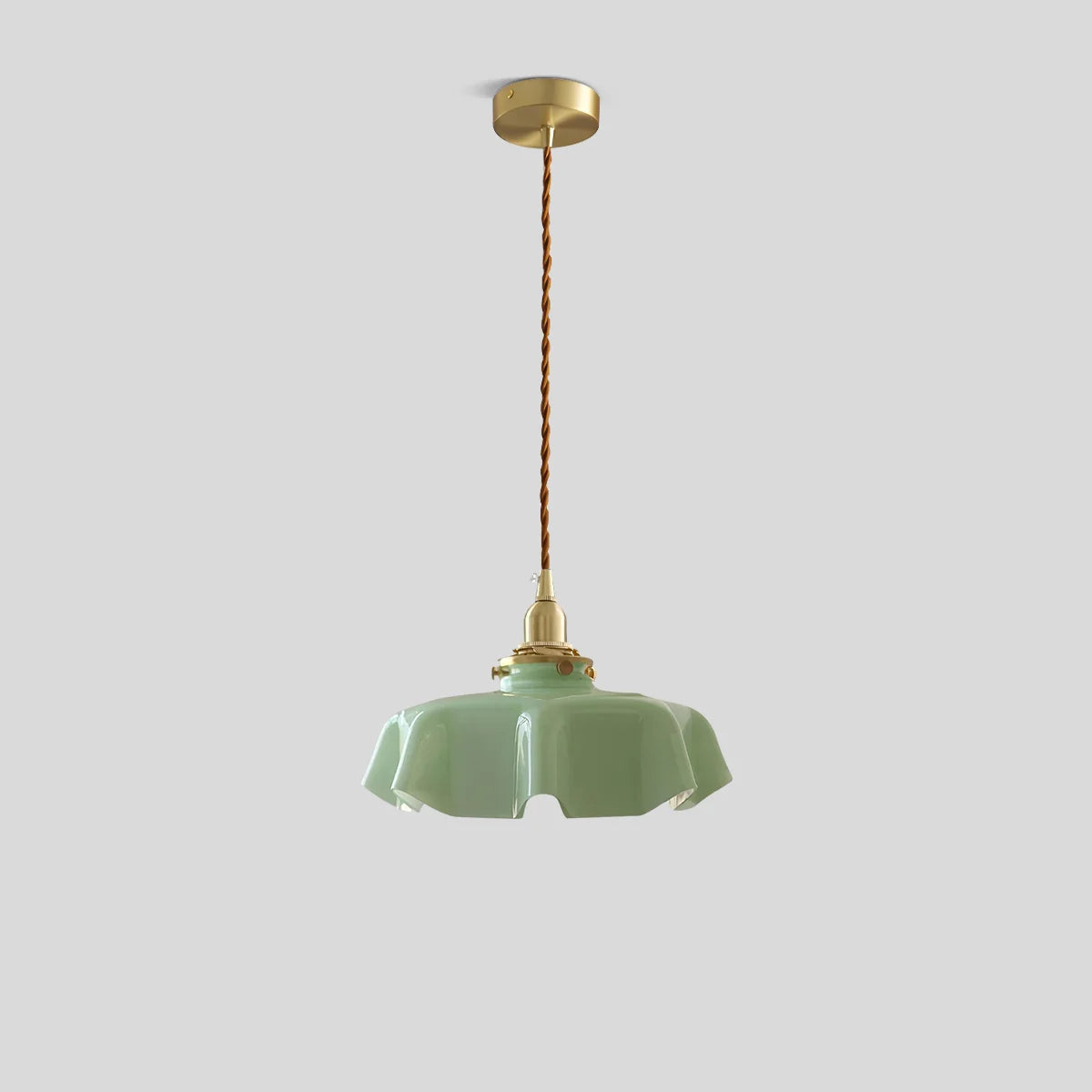 Feyran Retro Coloured Glass Pendant Light for Kitchen