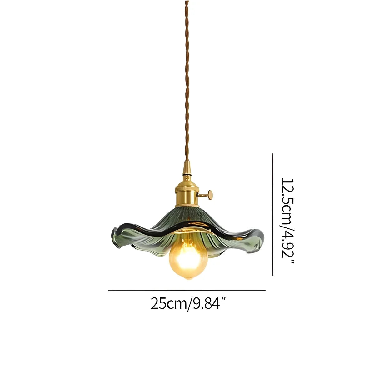 Feyran Nordic Japanese Glass Chandelier for Living Room