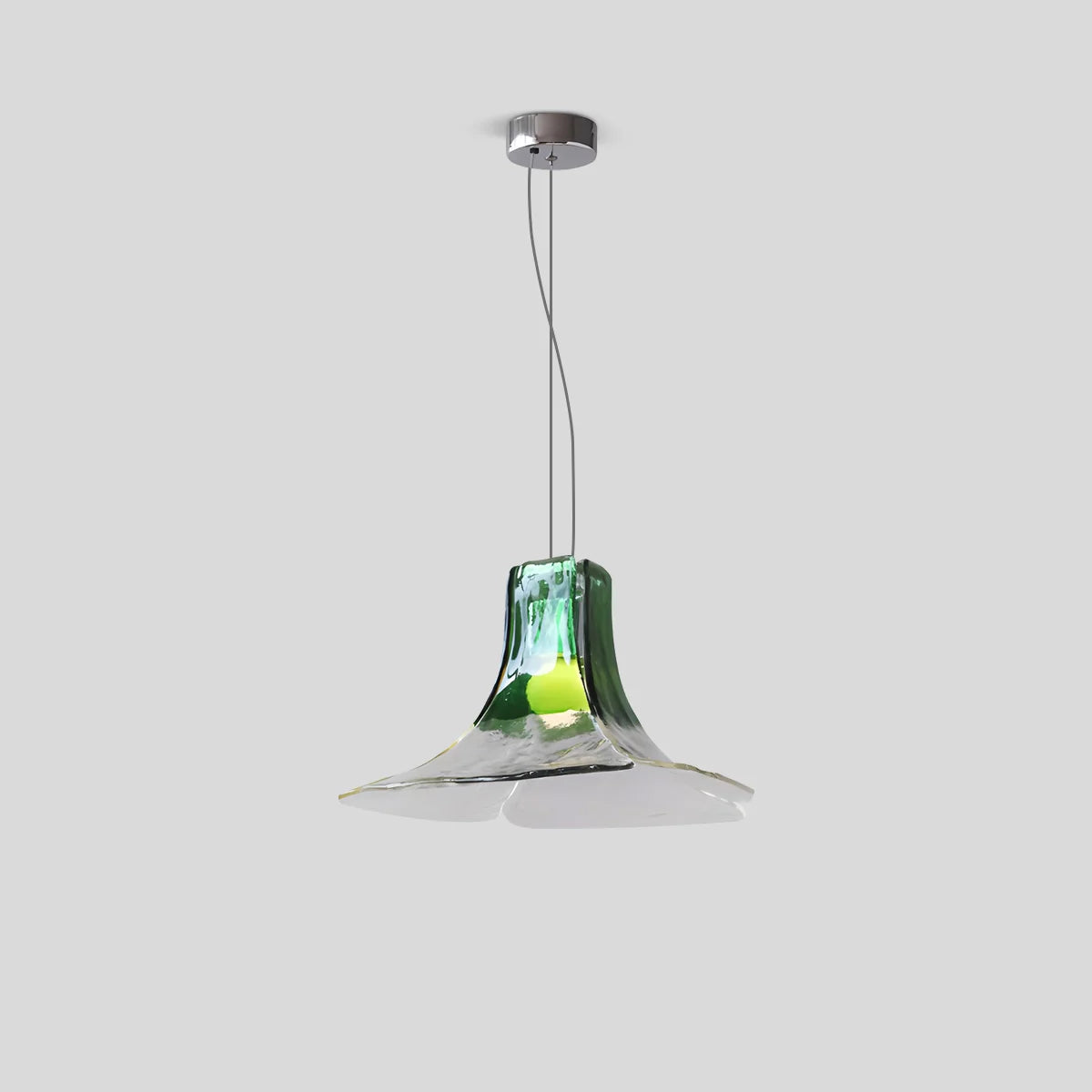 Feyran Murano Gradient Petal Glass Pendant Light