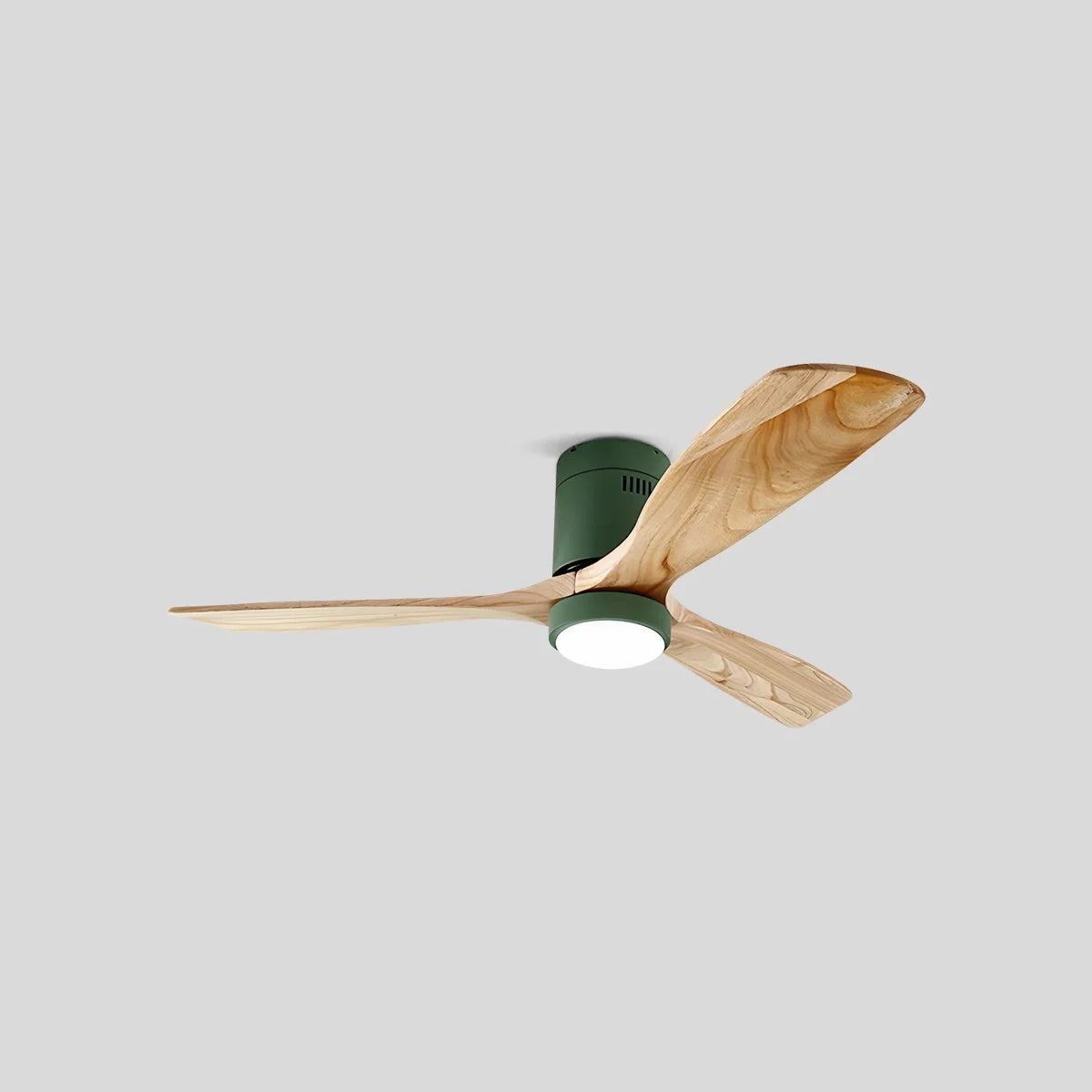 Feyran Mid-century Modern Hugger Ceiling Fan Lamp