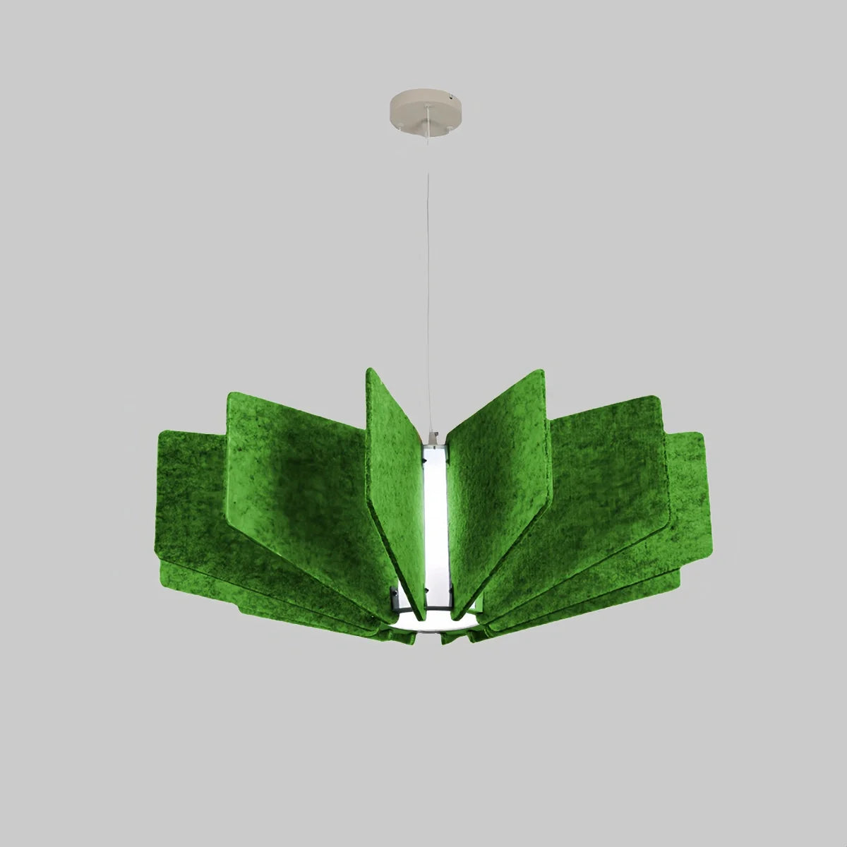 Feyran Wing Panel Acoustic Pendant Light for Living Room