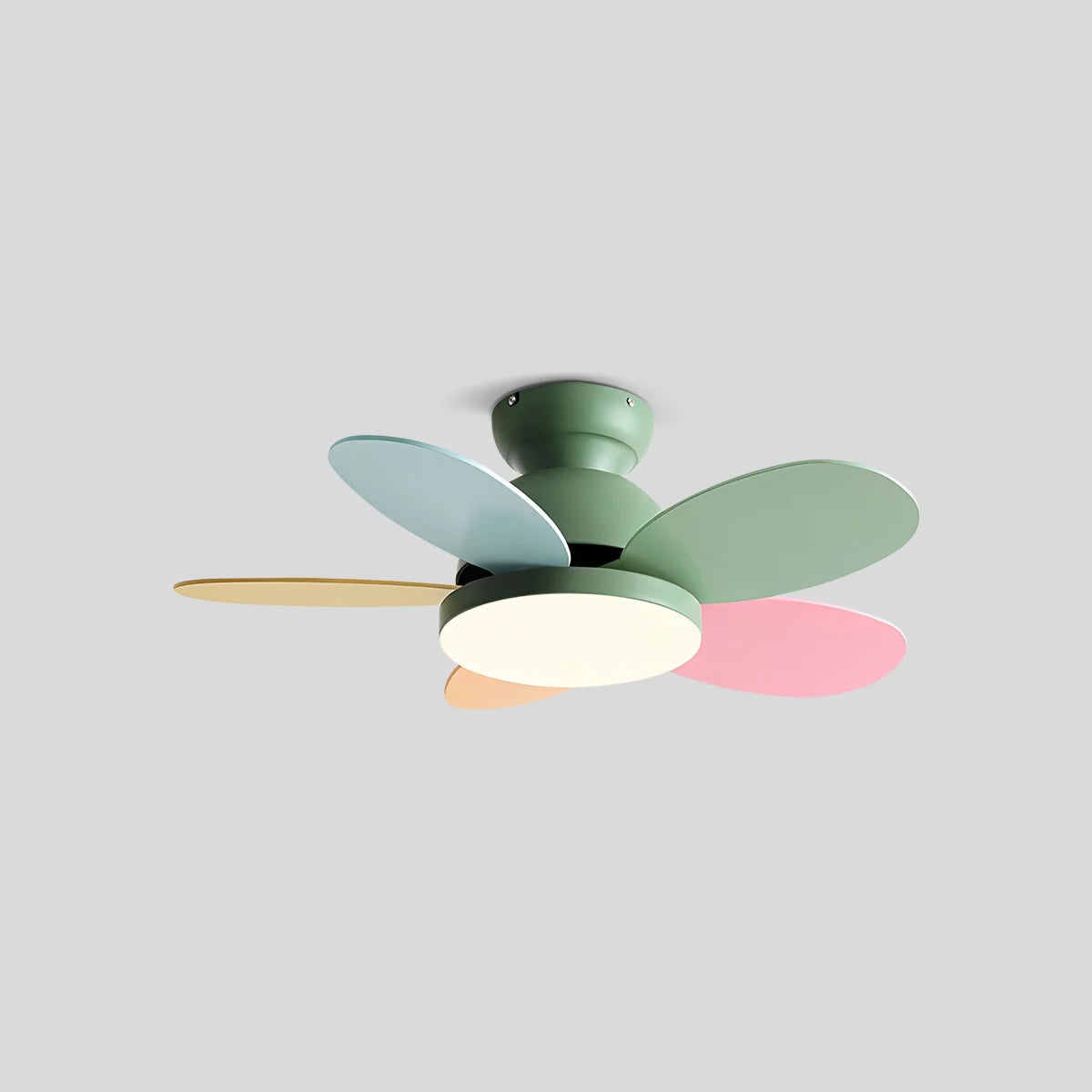 Feyran Scandi Wood Ceiling Fan Lamp for Children’s Room