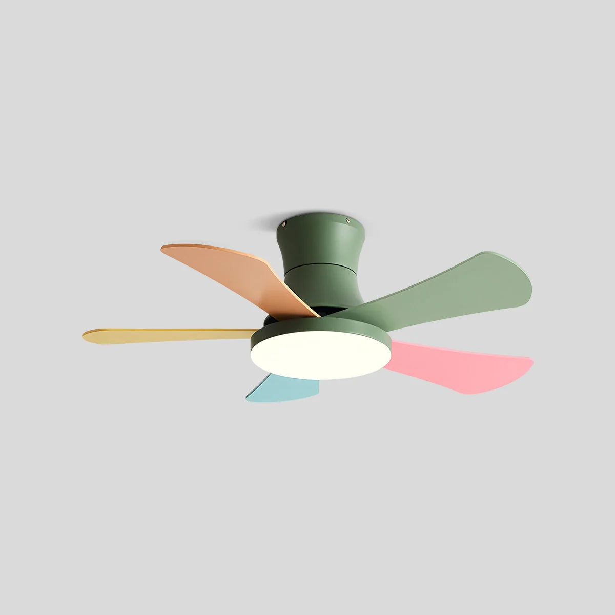 Feyran Scandi Low Profile Ceiling Fan with Light