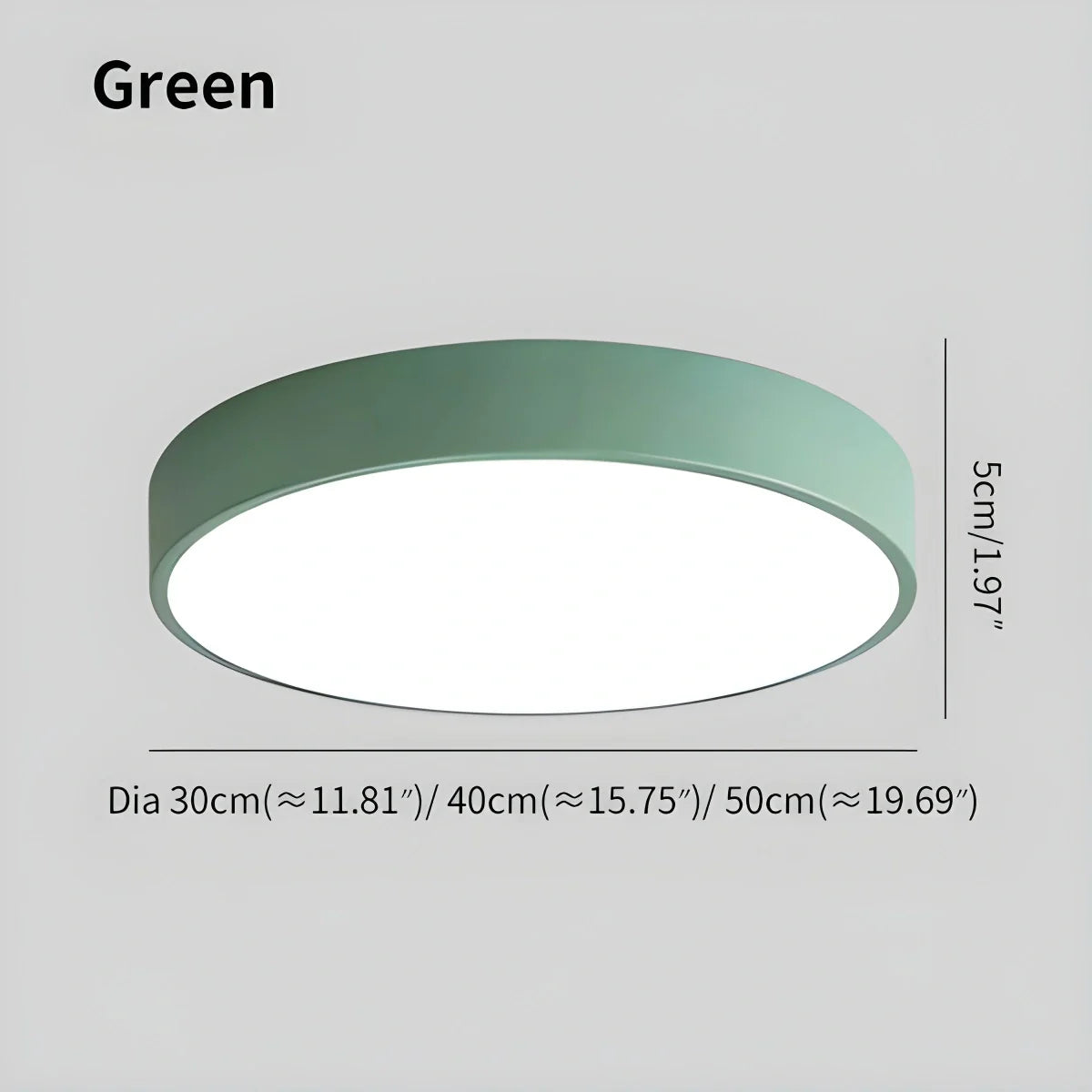 Feyran LED Minimalist Circular Macaron Ceiling Light