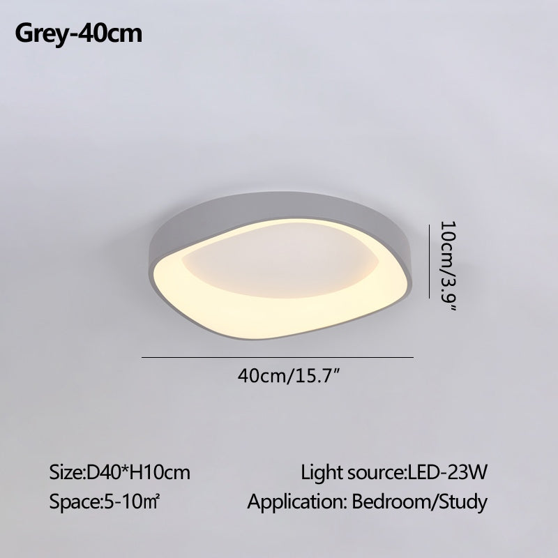 Feyran Nordic Acrylic Circle Ceiling Light for Bedroom