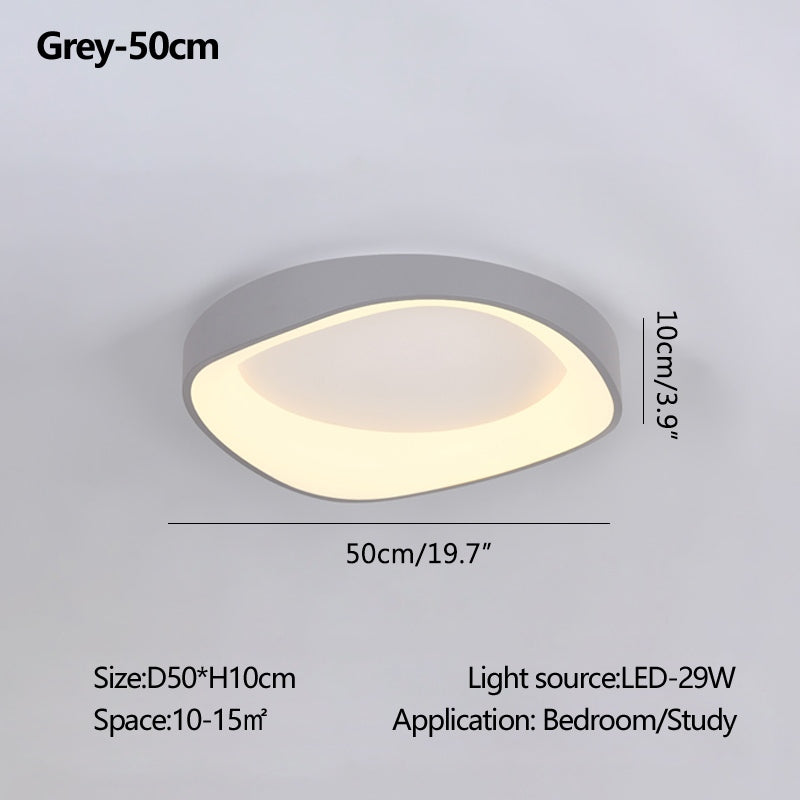 Feyran Nordic Acrylic Circle Ceiling Light for Bedroom