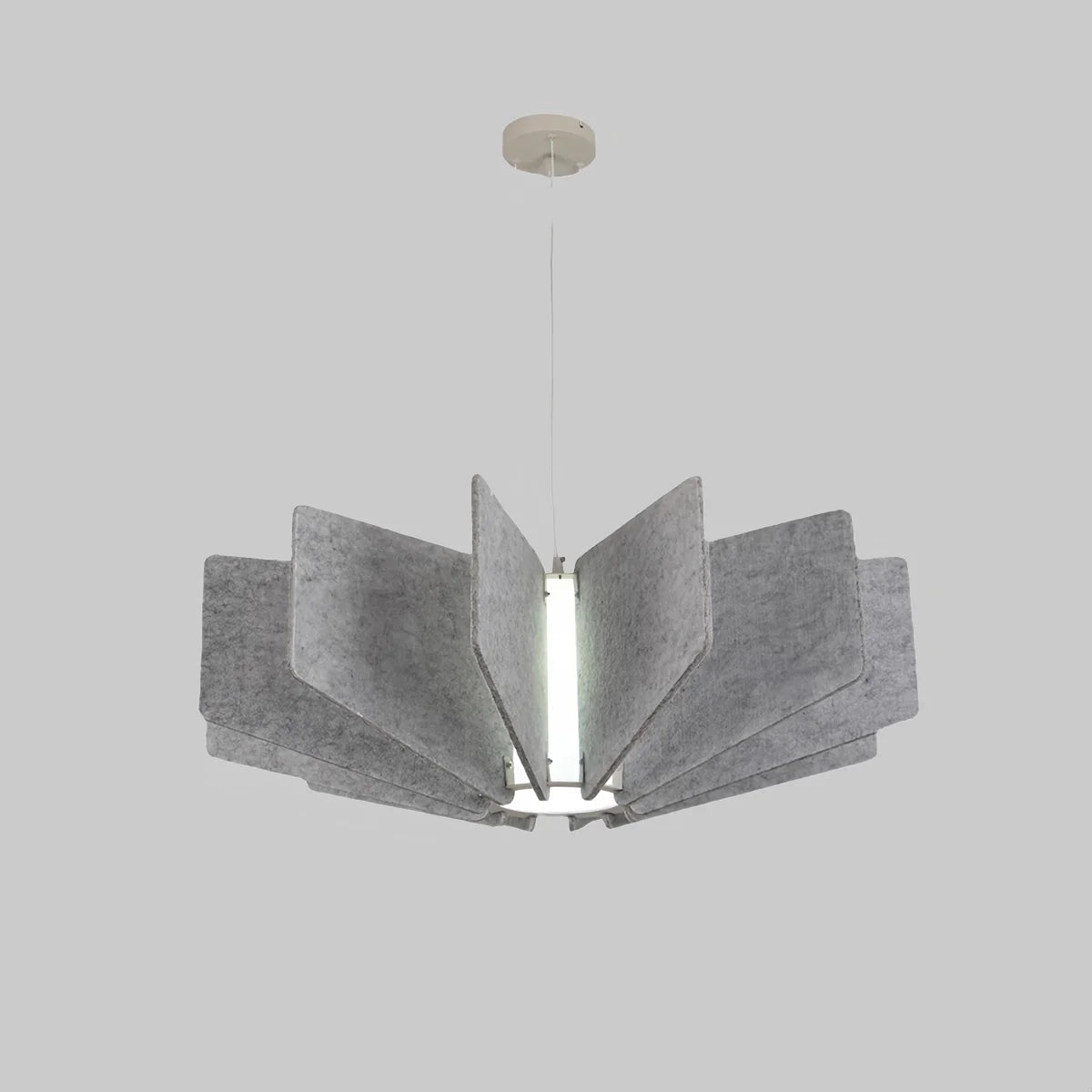 Feyran Wing Panel Acoustic Pendant Light for Living Room