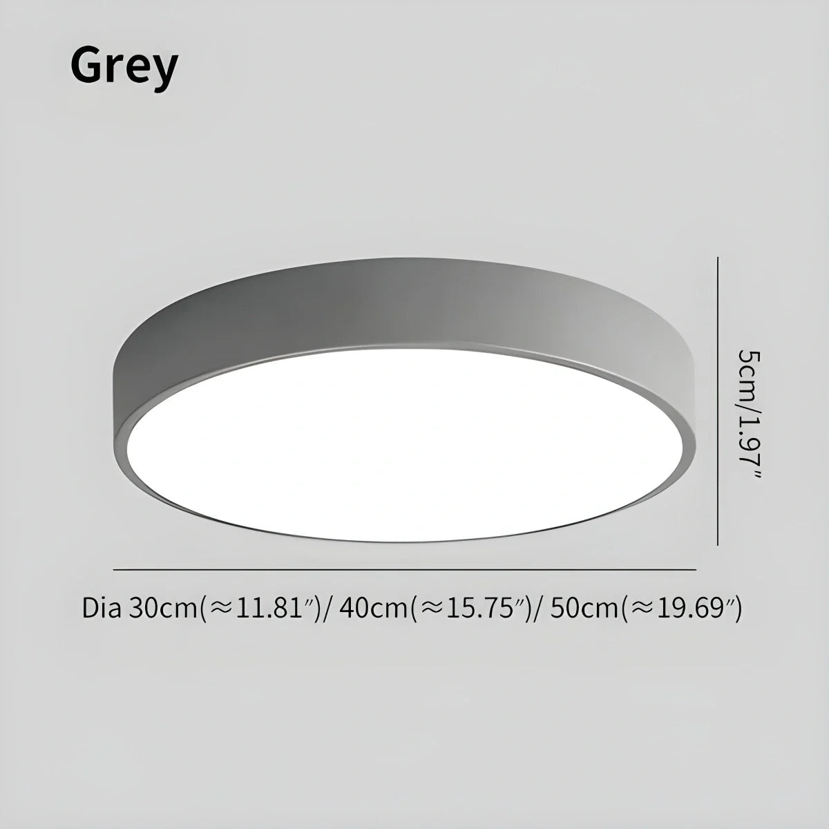 Feyran LED Minimalist Circular Macaron Ceiling Light