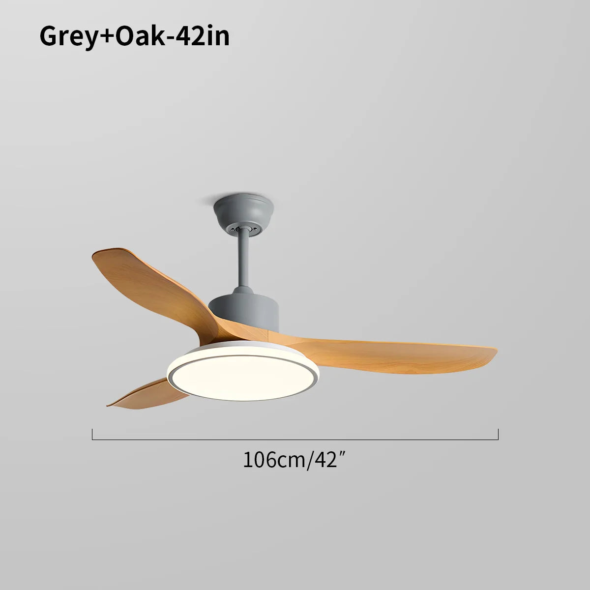 Feyran Modern 3 Blade Ceiling Fan with Light