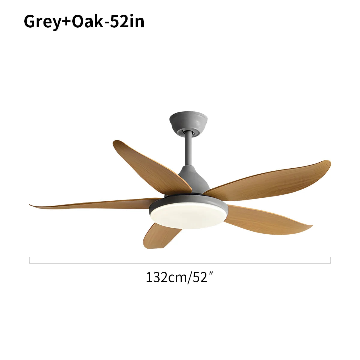 Feyran 5 Blade Contemporary Ceiling Fan Lamp