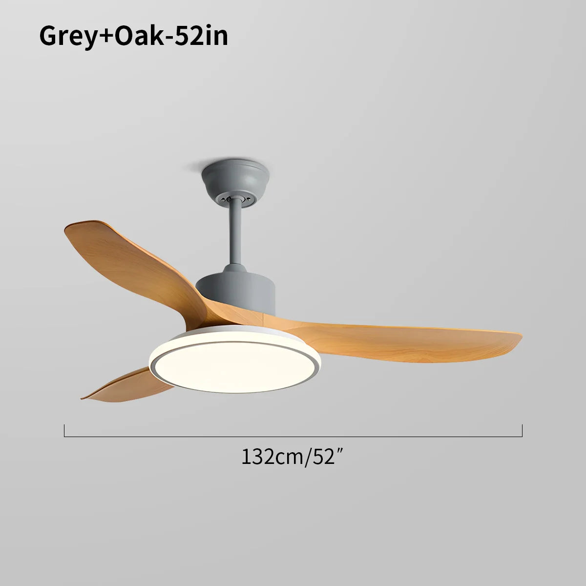 Feyran Modern 3 Blade Ceiling Fan with Light