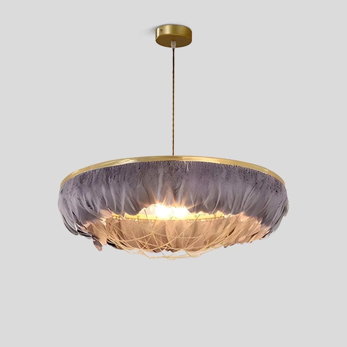 Feyran Feather Bird’s Nest Lamp for Bedroom Living Room