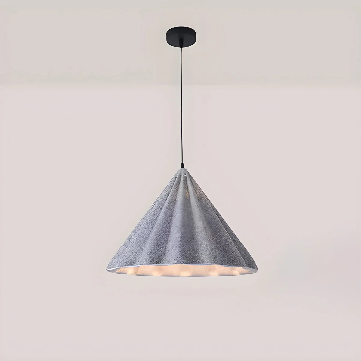 Feyran Ice Cream Shaped Felt Pendant Light for Kids Room