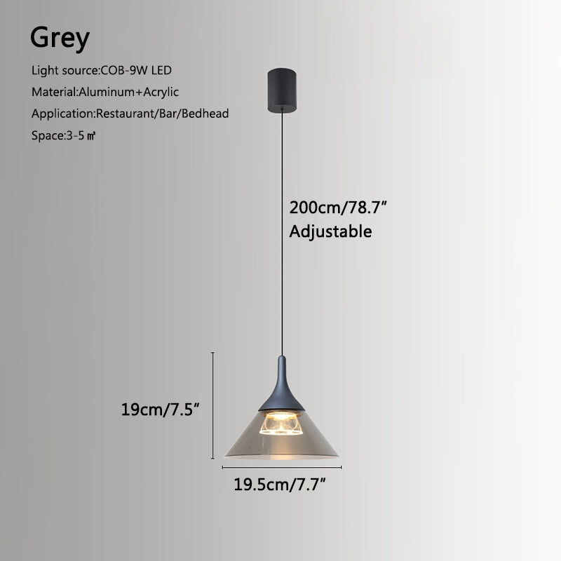 Feyran Nordic Led Art Pendant Light for Dining Room