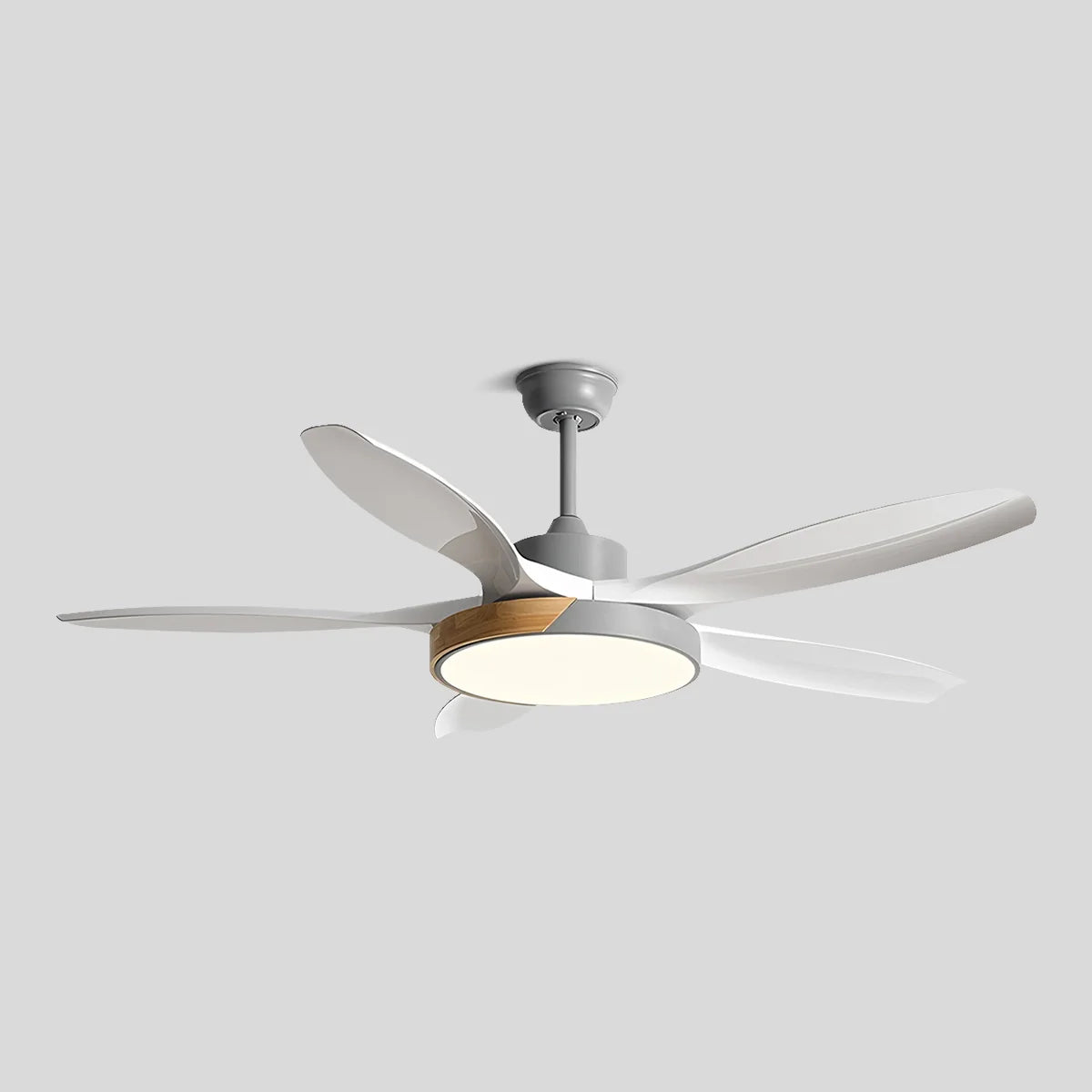 Feyran Nordic Living Room Ceiling Fan with Light