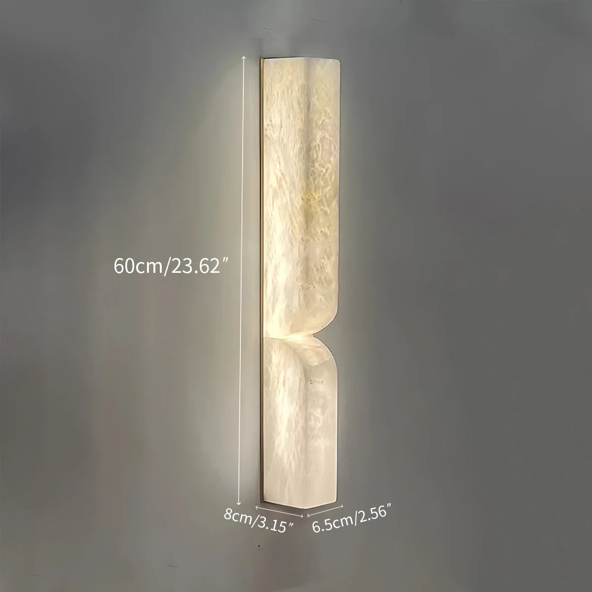 Feyran Light Luxury Spanish Alabaster Wall Sconce for Hallway