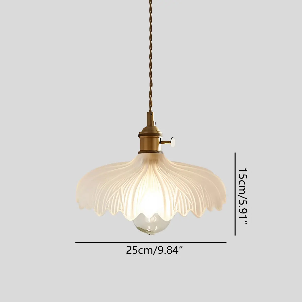 Feyran Isabel Glass Pendant Light for Kitchen Island