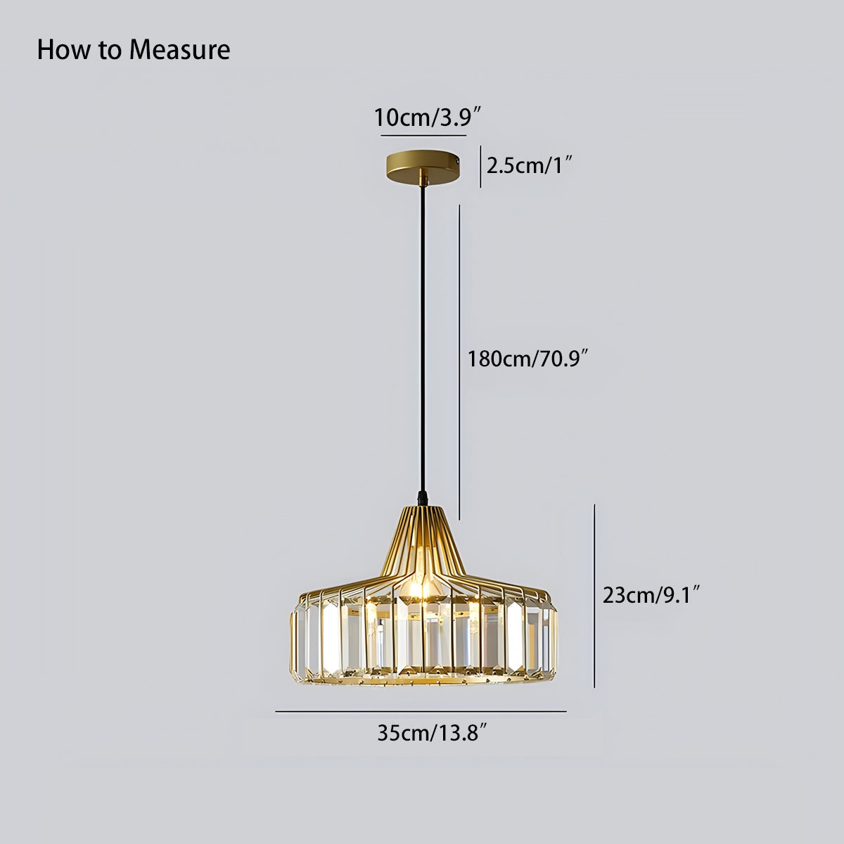 Feyran Modern Iron Art Glass Pendant Lamp for Kitchen