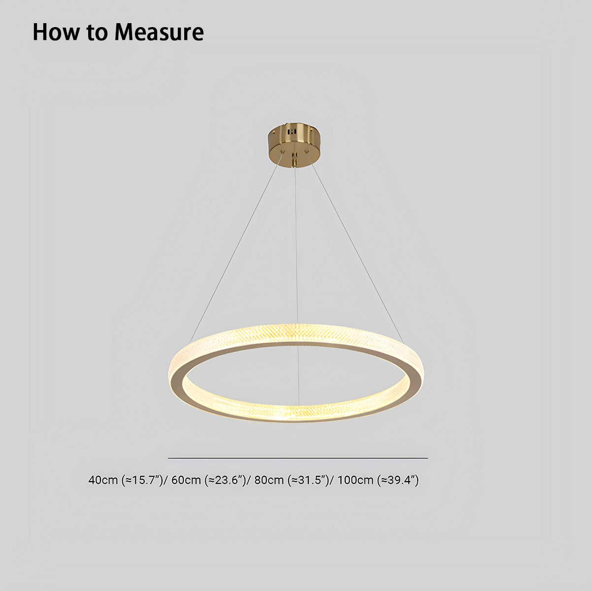 Feyran Modern Ring LED Pendant Light for Dining Room