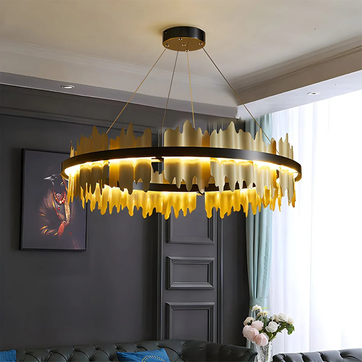Feyran Modern Creative Round Chandelier