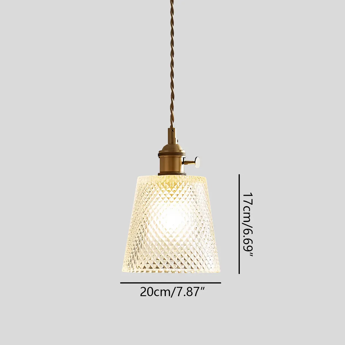 Feyran Isabel Glass Pendant Light for Kitchen Island