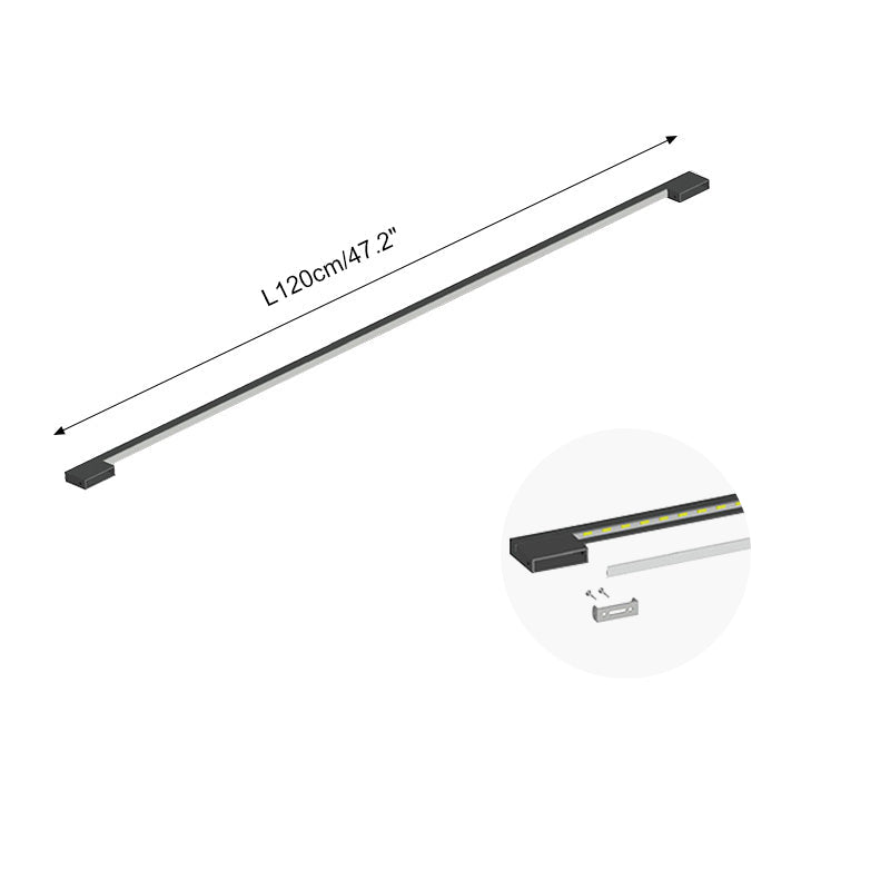 Feyran Long Linear Stairwell Wall Sconce