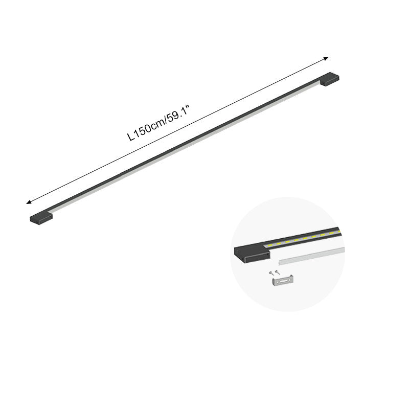 Feyran Long Linear Stairwell Wall Sconce