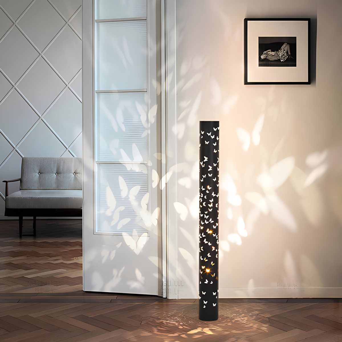 Feyran Nordic Butterfly Light Shadow Floor Lamp