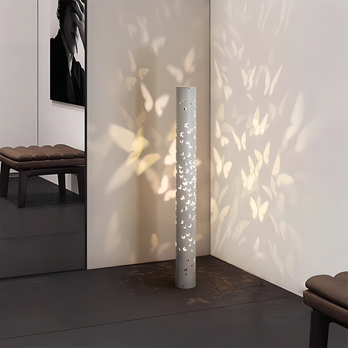 Feyran Nordic Butterfly Light Shadow Floor Lamp