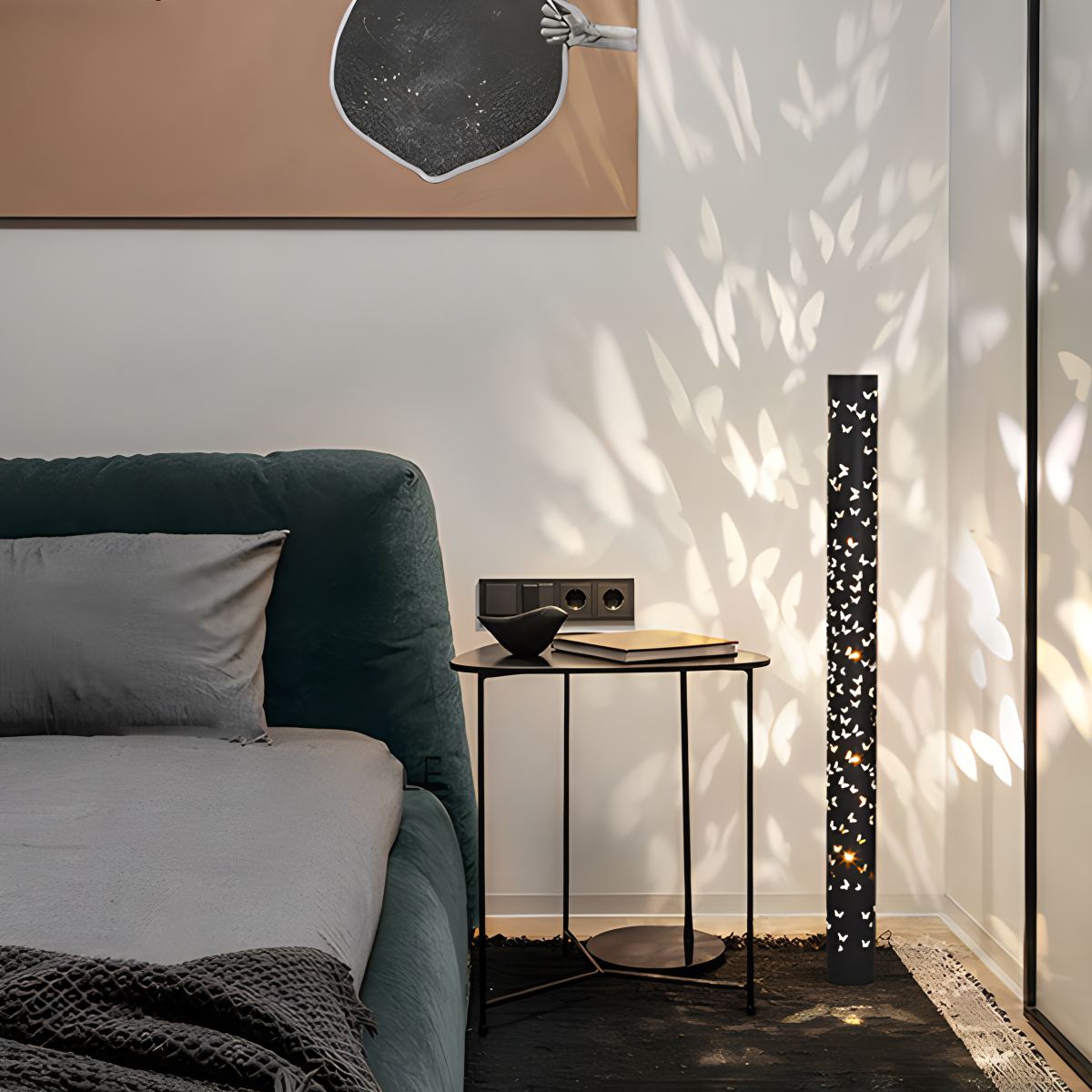 Feyran Nordic Butterfly Light Shadow Floor Lamp