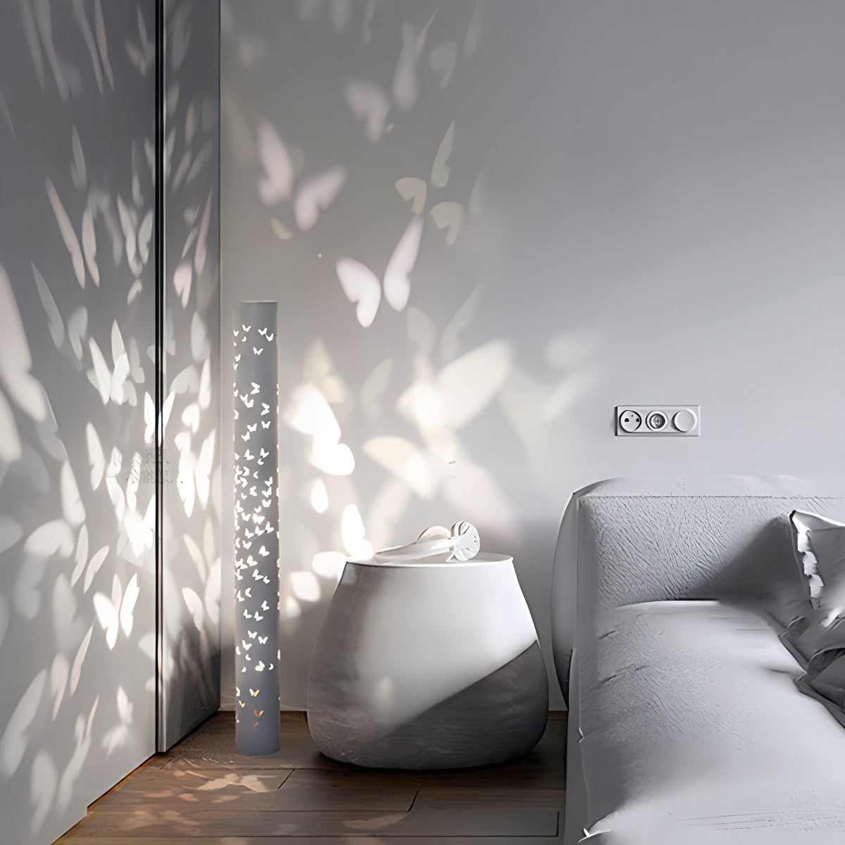 Feyran Nordic Butterfly Light Shadow Floor Lamp