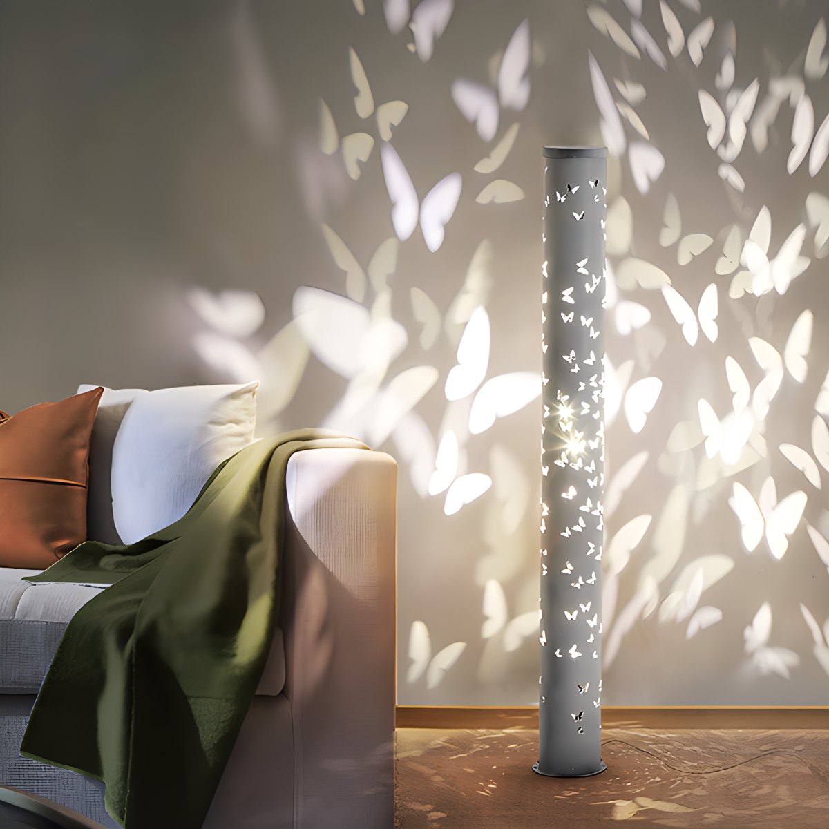 Feyran Nordic Butterfly Light Shadow Floor Lamp