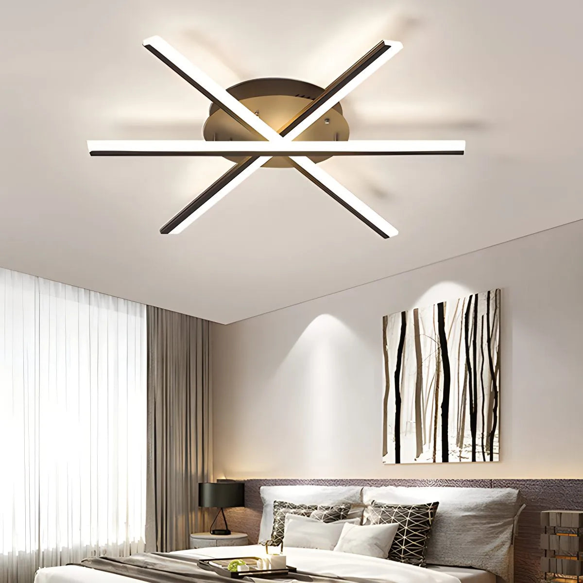 Feyran LED Strip Fan-Shaped Ceiling Lamp