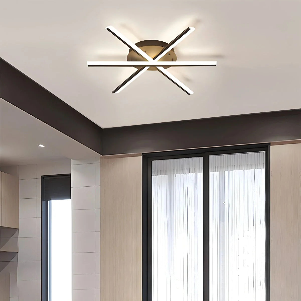 Feyran LED Strip Fan-Shaped Ceiling Lamp