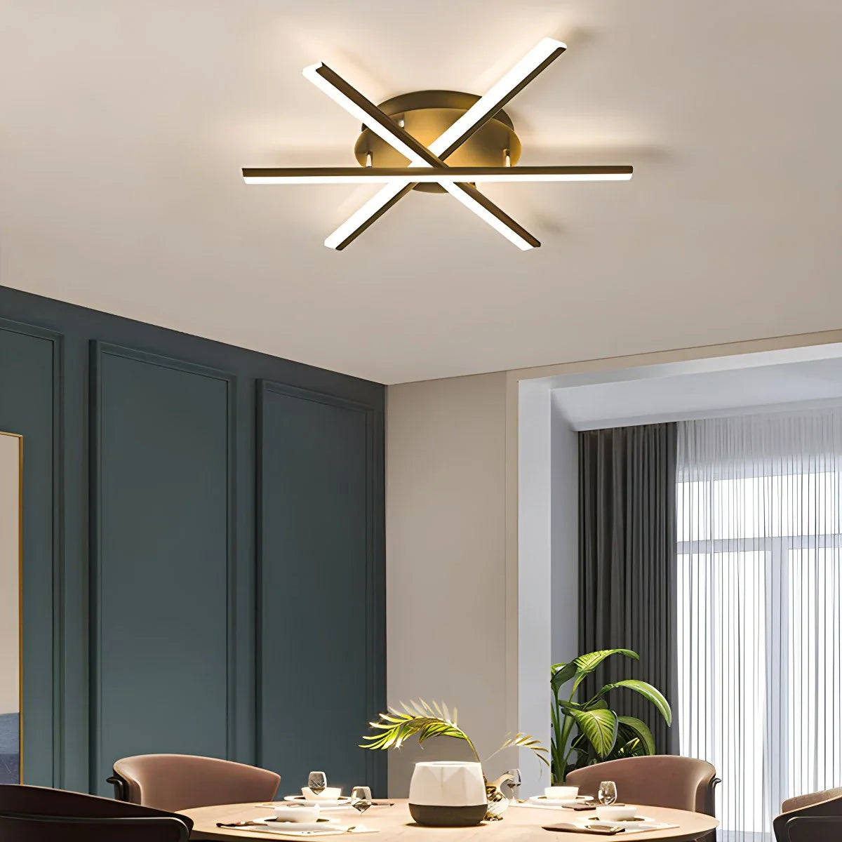 Feyran LED Strip Fan-Shaped Ceiling Lamp