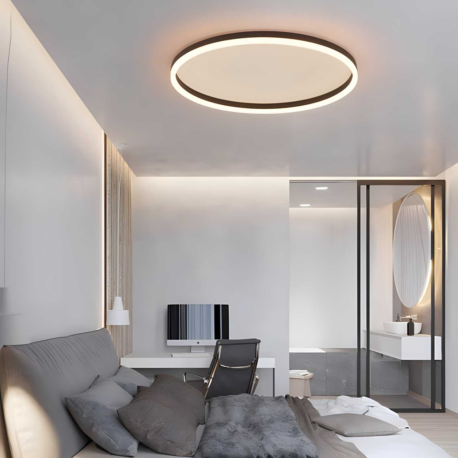 Feyran Nordic Circular LED Ceiling Lamp for Bedroom