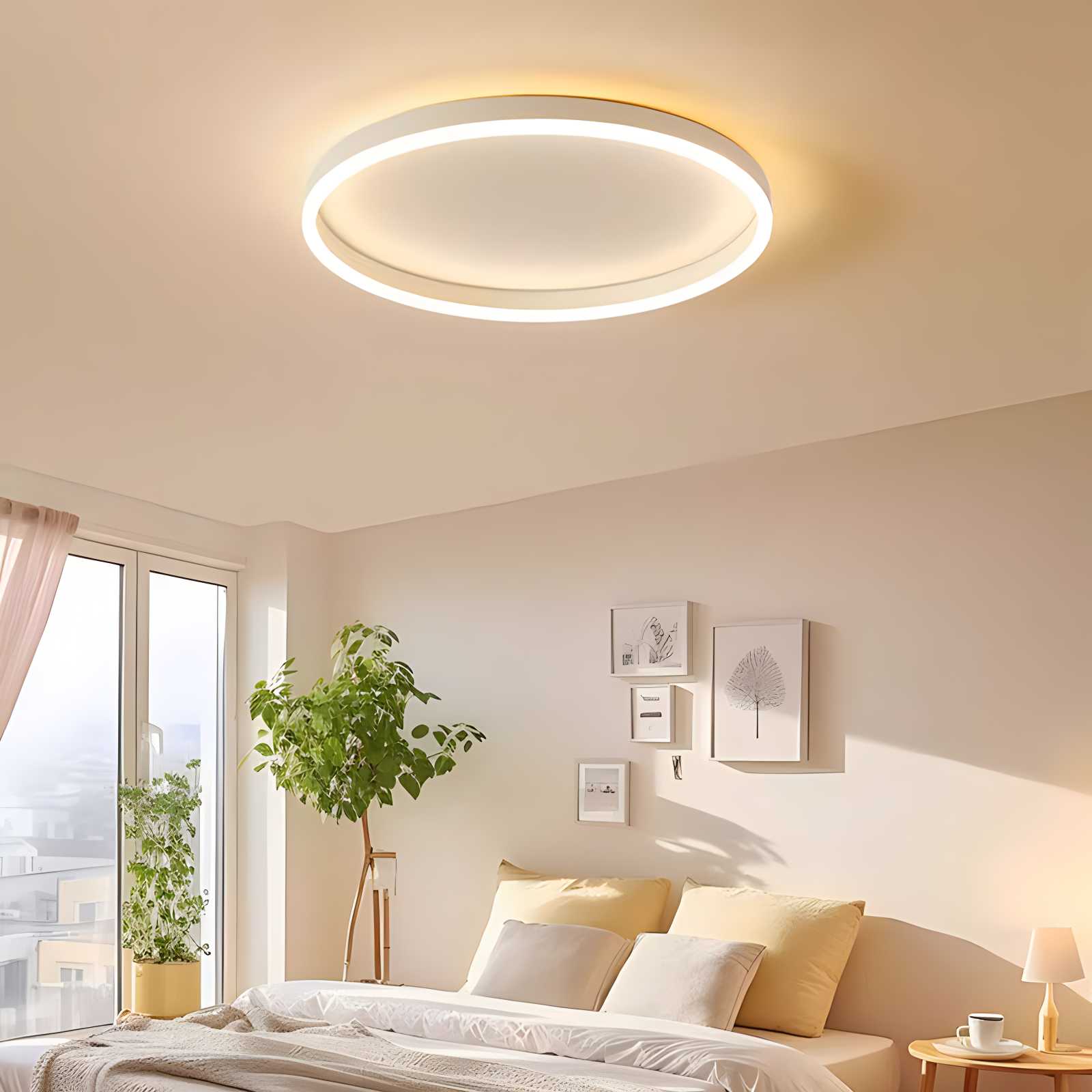 Feyran Nordic Circular LED Ceiling Lamp for Bedroom