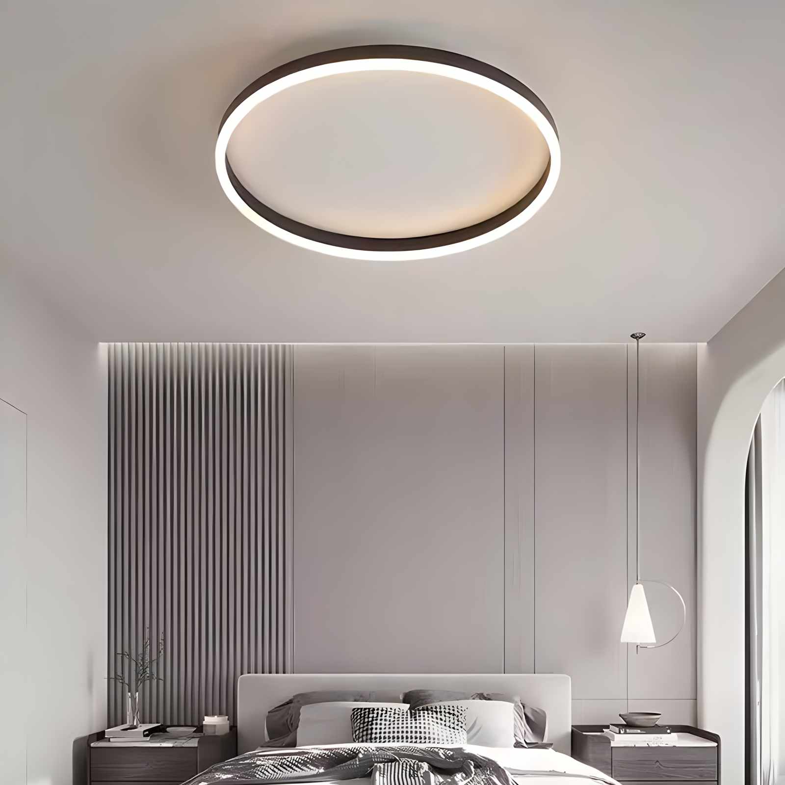 Feyran Nordic Circular LED Ceiling Lamp for Bedroom