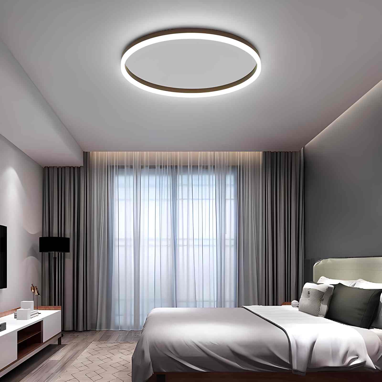 Feyran Nordic Circular LED Ceiling Lamp for Bedroom