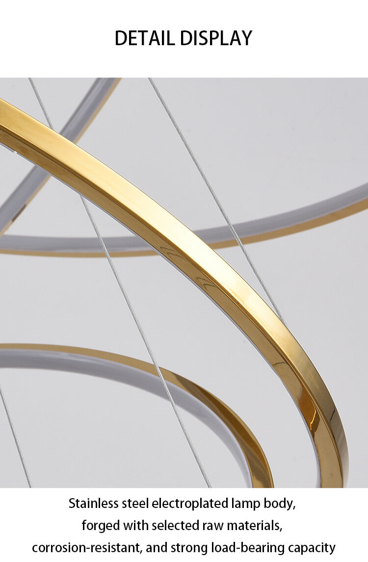 Feyran Large Tiered Ring Foyer Chandelier