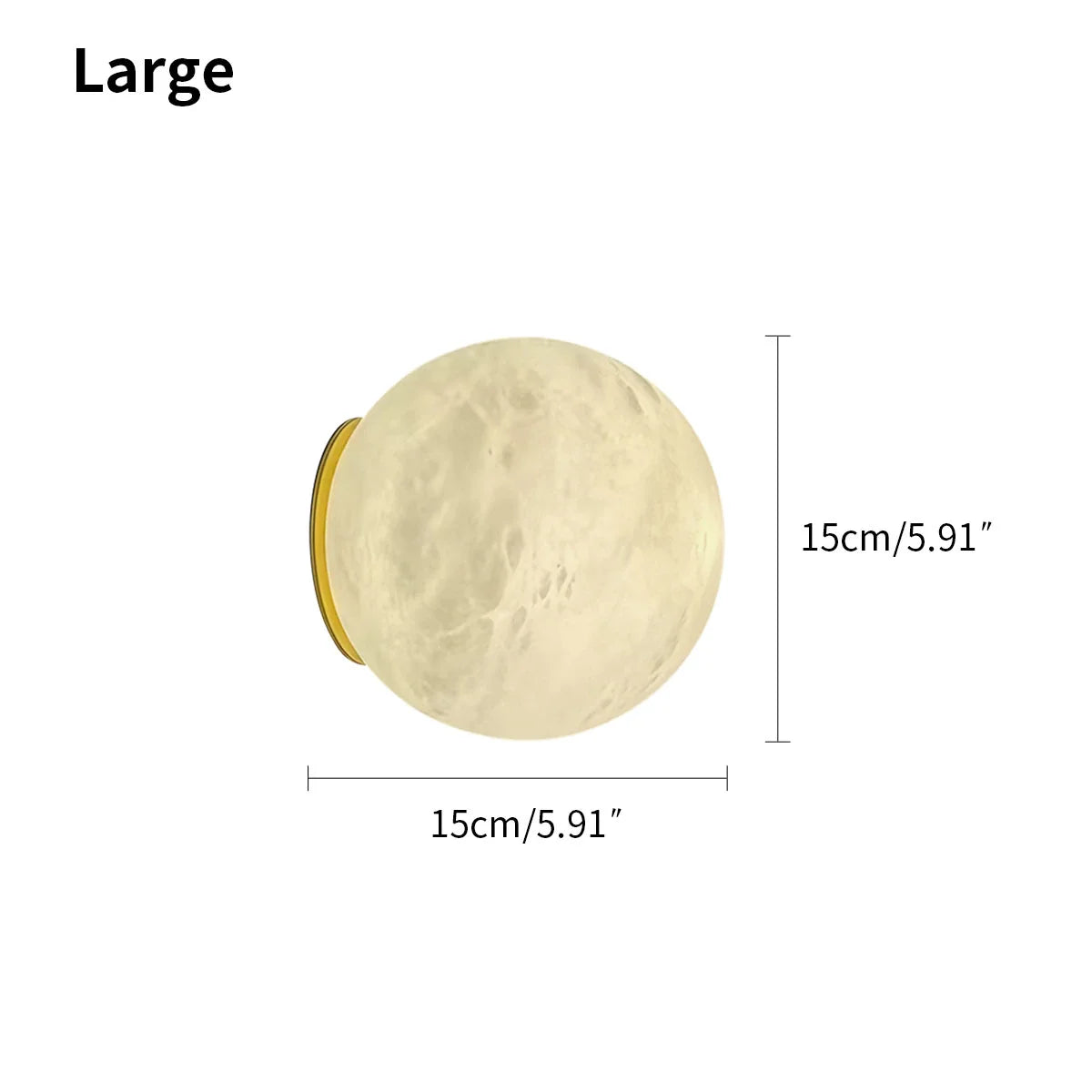 Feyran Modern Spherical Spanish Alabaster Wall Sconce