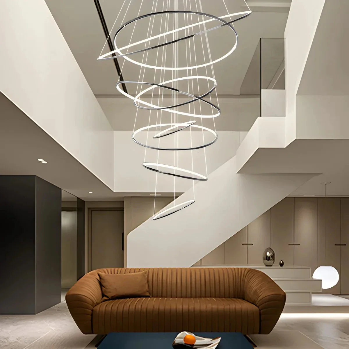 Feyran Large Tiered Ring Foyer Chandelier