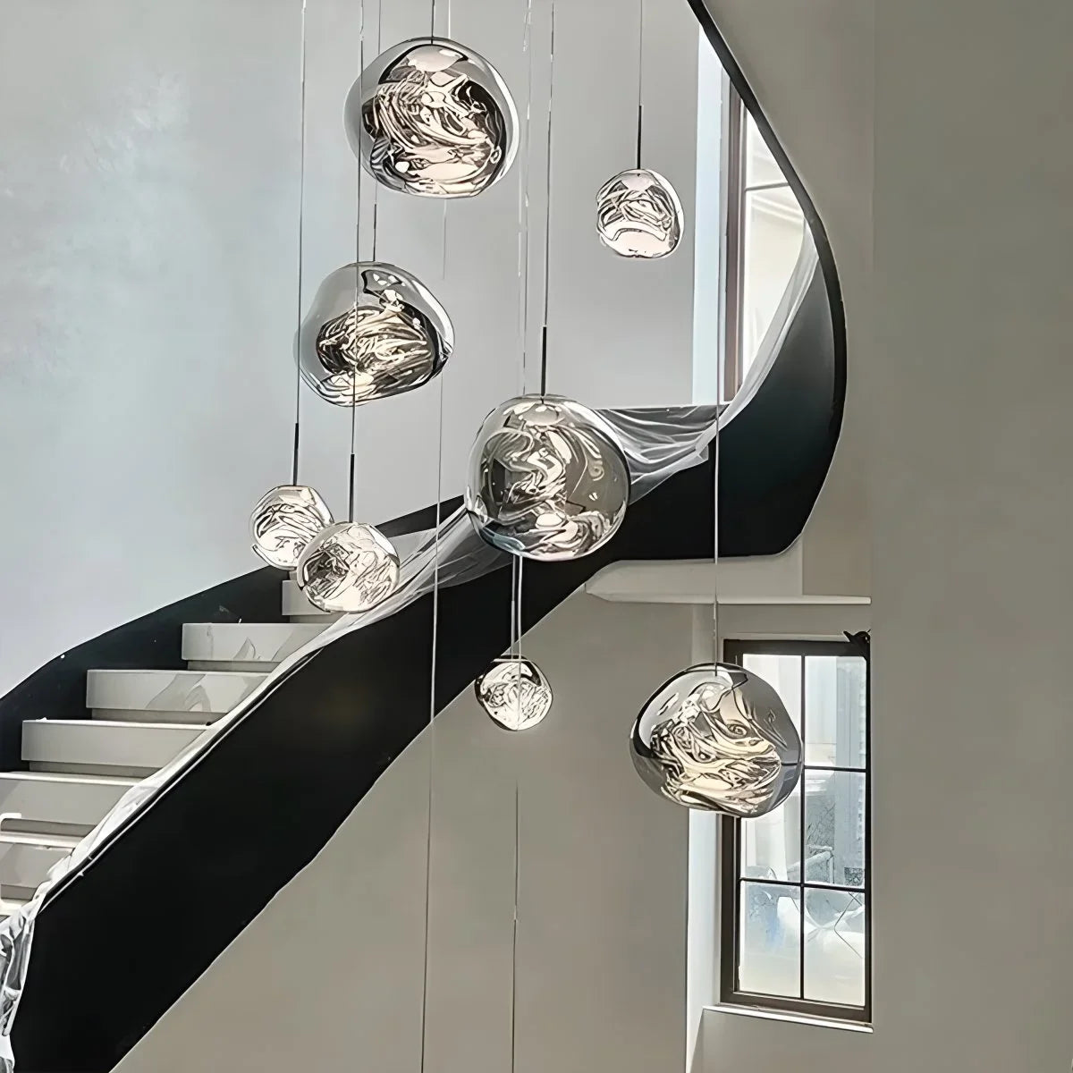Feyran Large Lava Chandelier Customization