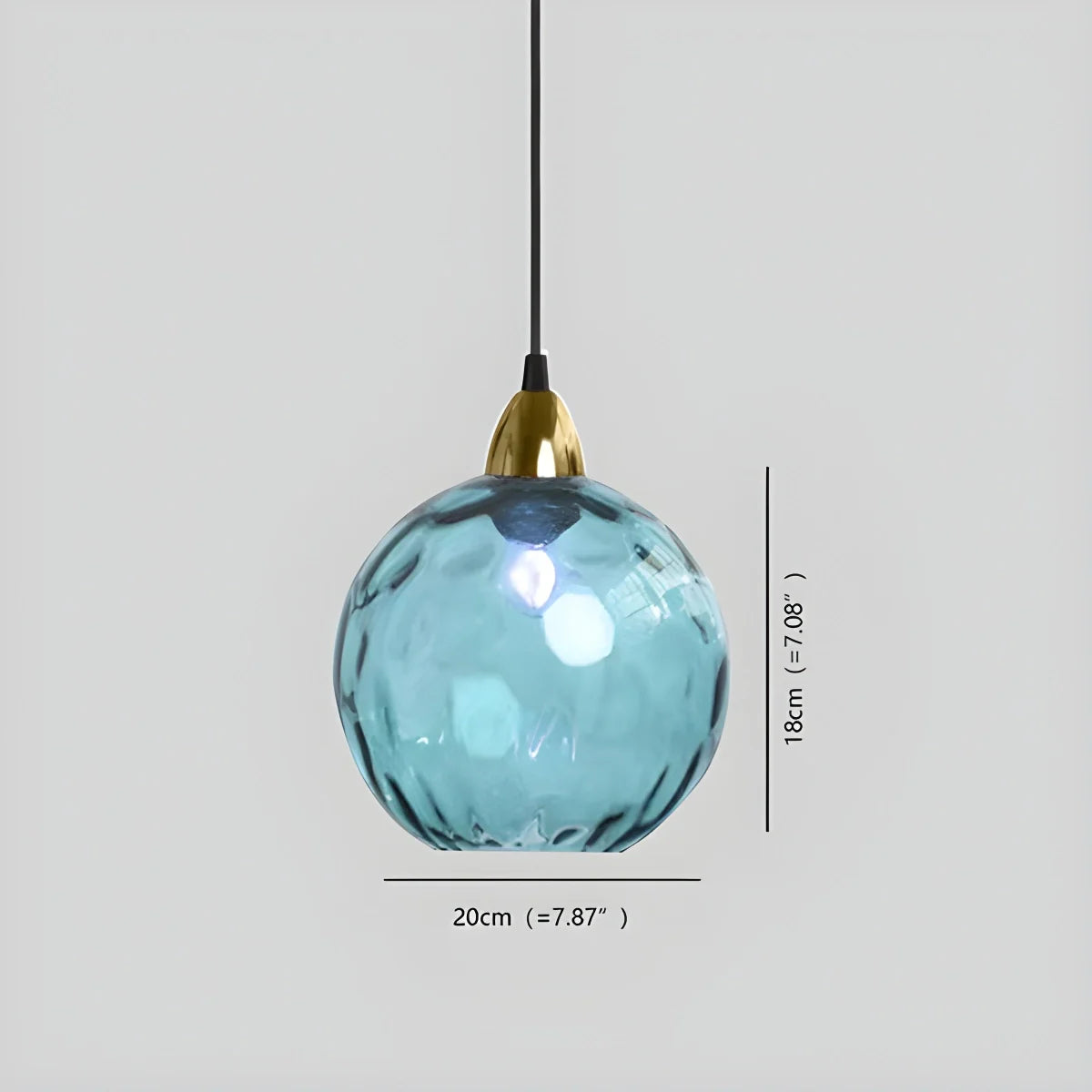 Feyran Colorful Glass Ball Pendant Light for Living Room