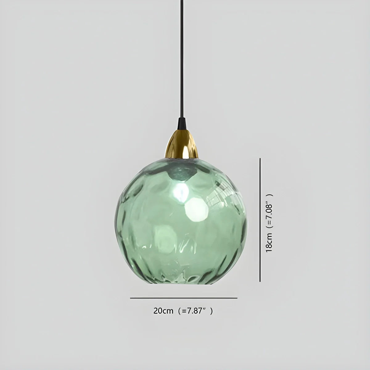 Feyran Colorful Glass Ball Pendant Light for Living Room