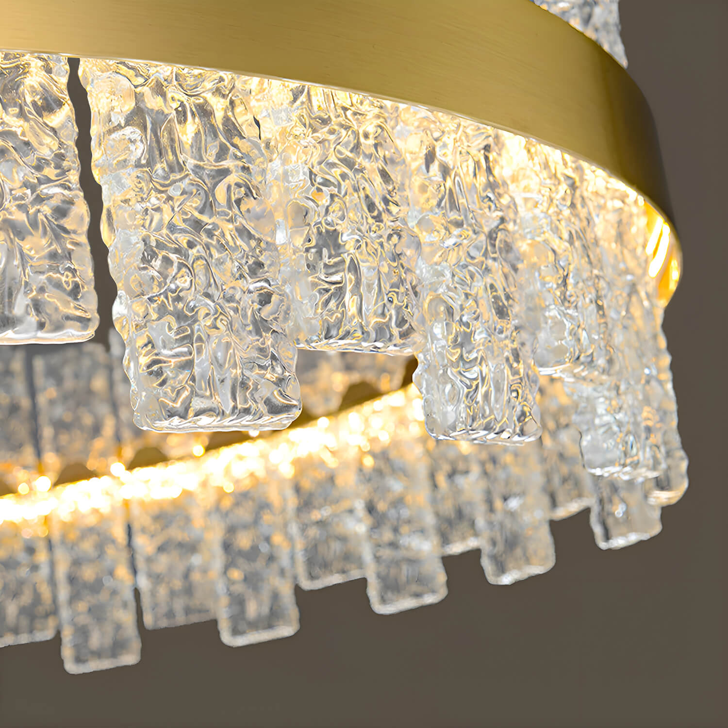 Light Luxury Round Living Room Chandelier-texture 1 |Feyran