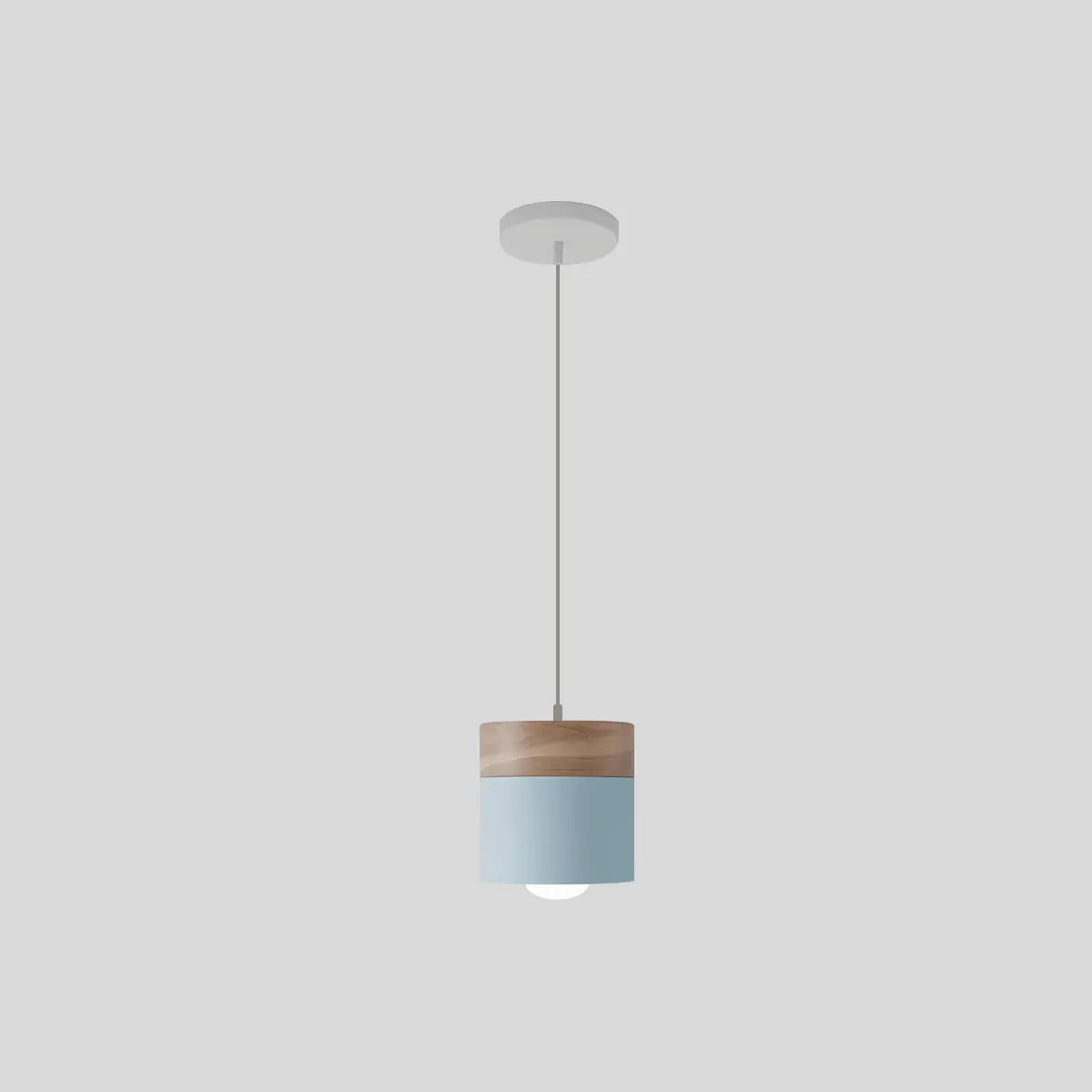 Feyran Laetus Modern Wood Accent Pendant Light