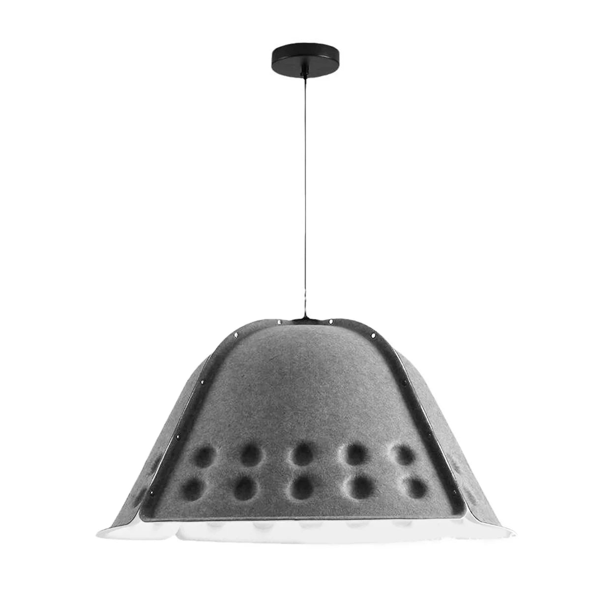 Feyran Clock Shaped Hot Pressed Acoustic Pendant Light