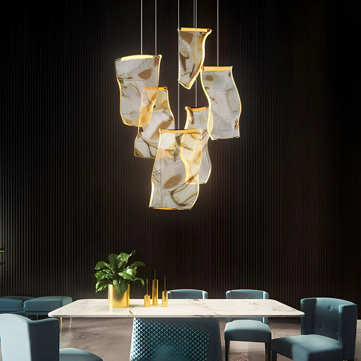 Feyran Light Luxury Art Large Chandelier