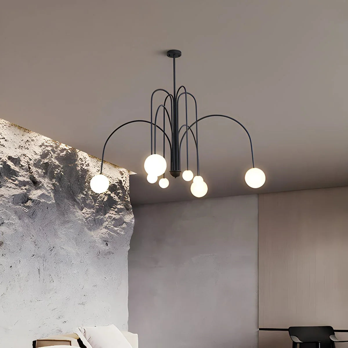 Feyran Avi Double Layer Glass Chandelier